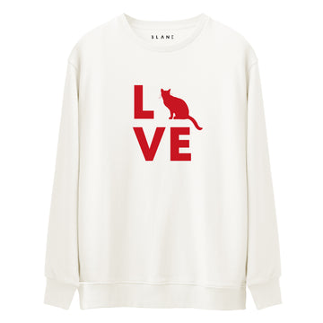 I Love Cats - Premium Sweatshirt