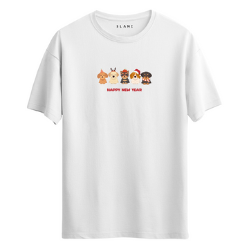 New Year Dogs - T-Shirt