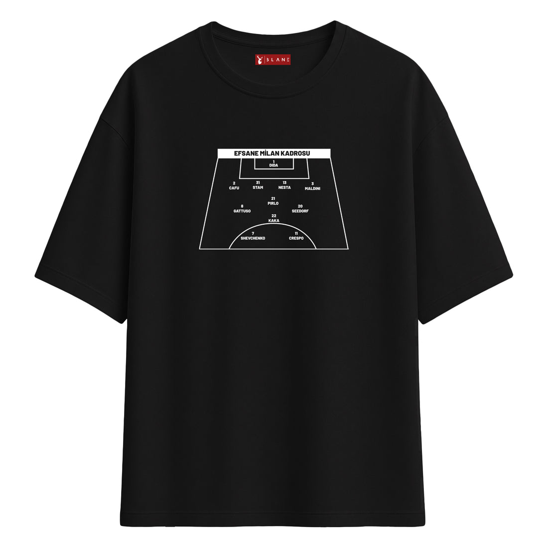 Efsane Milan Kadrosu - Oversize T-Shirt