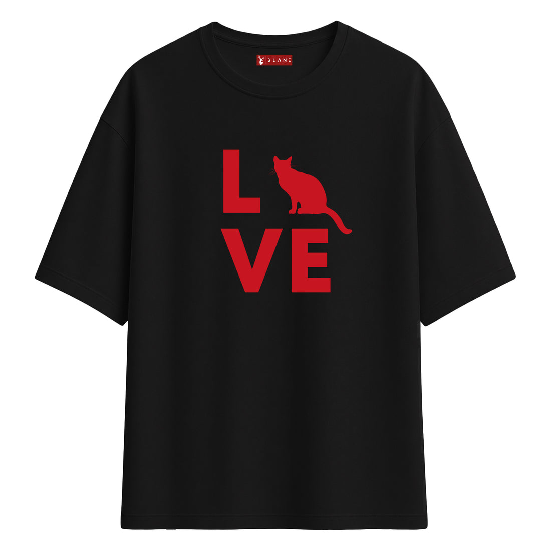 I Love Cats - Oversize T-Shirt