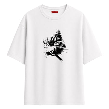 Rebel Kitty - Oversize T-Shirt